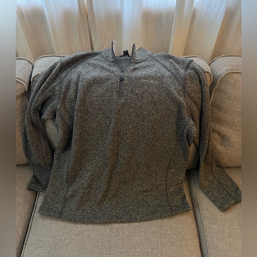Worn once Eddie Bauer men’s zip up sweatshirt